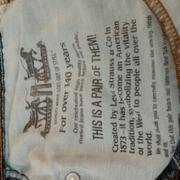 42 x 32 Levi Strauss 550 Denim Jean Pant Faded Straight Leg Classic 5 Pocket - Picture 14 of 16